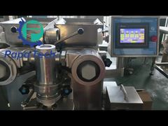 Linea di produzione automatica di palline proteiche con ripieno di arachidi e rivestimento al cacao