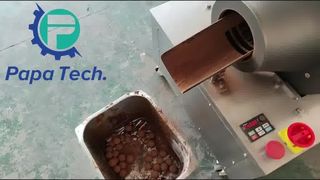 pallina di datteri ricoperta di cacao in polvere