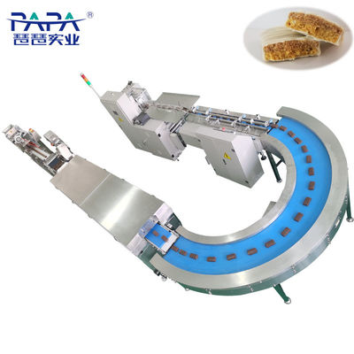 Buon prezzo Linea di produzione di barrette di cioccolato a doppio strato macchina di produzione di barrette di cioccolato completamente automatica in linea