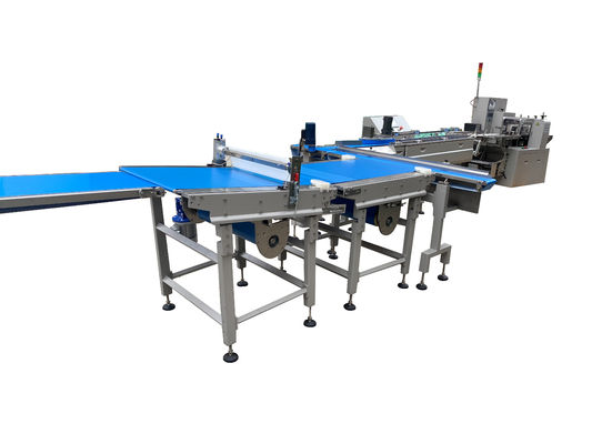 Buon prezzo Produttore di macchine di imballaggio per confezionamento a flusso a più righe 35-220 sacchetti/min in linea