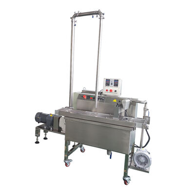 Buon prezzo Serbatoio di fusione automatico di cioccolato a rivestimento a risparmio di spazio Fornitura continua in linea