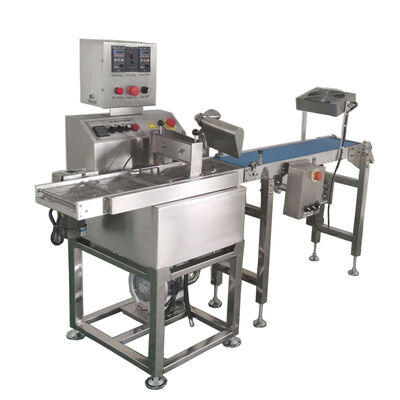 Buon prezzo Macchine per rivestimento di cioccolato a fragole secche attrezzature per la produzione di rivestimento di frutta in linea