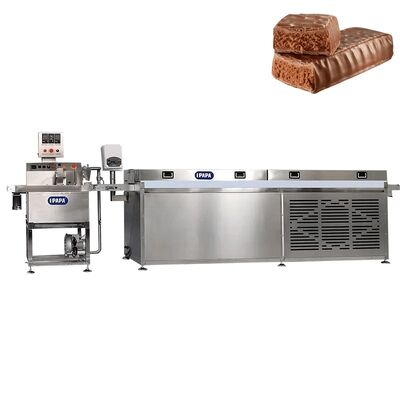 Buon prezzo Macchina per ricoprire il cioccolato in acciaio inossidabile completamente automatica per uso alimentare ad alta efficienza in linea
