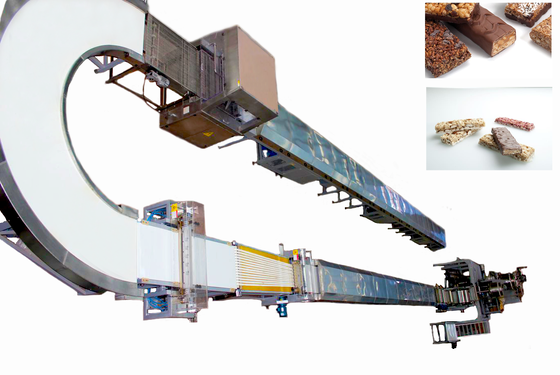 Buon prezzo P330 Macchina automatica per la formatura e il taglio di barrette di caramelle al torrone e al nougat 100-200KG/H in linea