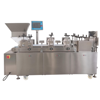 Buon prezzo Macchina per il taglio e la formatura di barrette di cioccolato al caramello e torrone P320 con nastro da 300 mm e PLC in linea